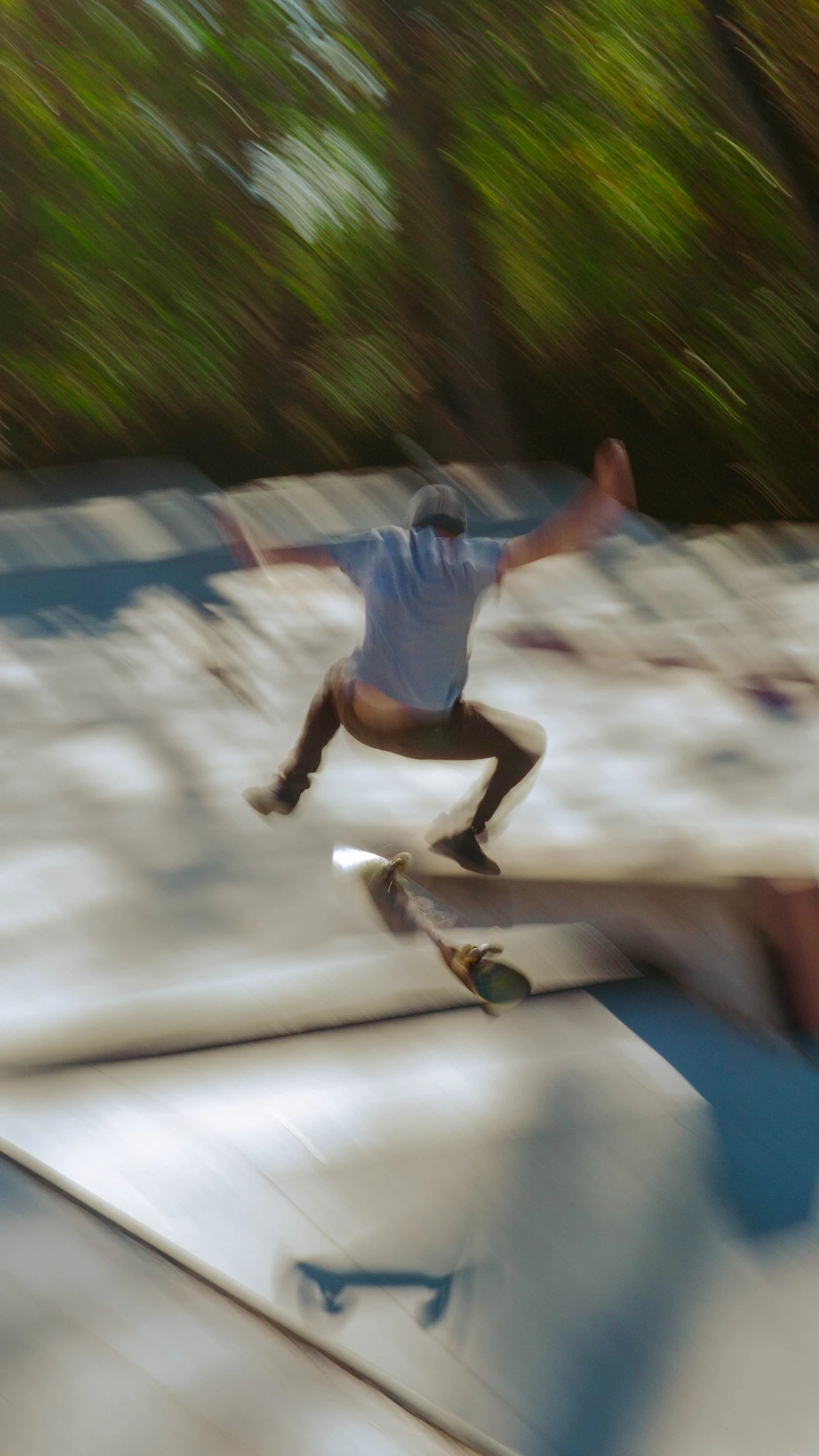 Skateboard action