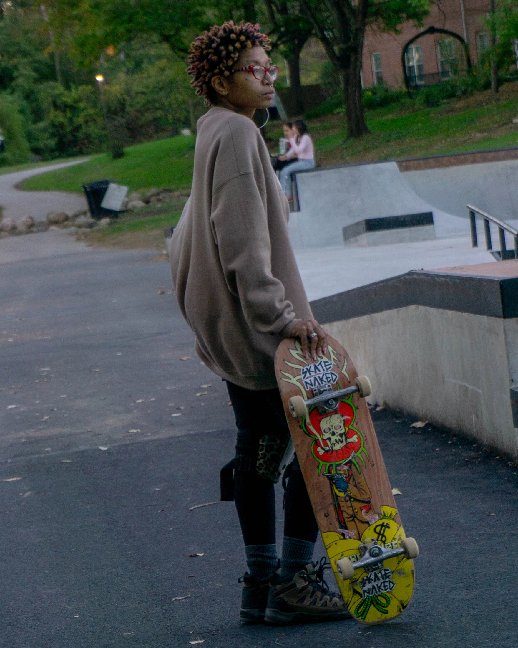 Skateboard portrait